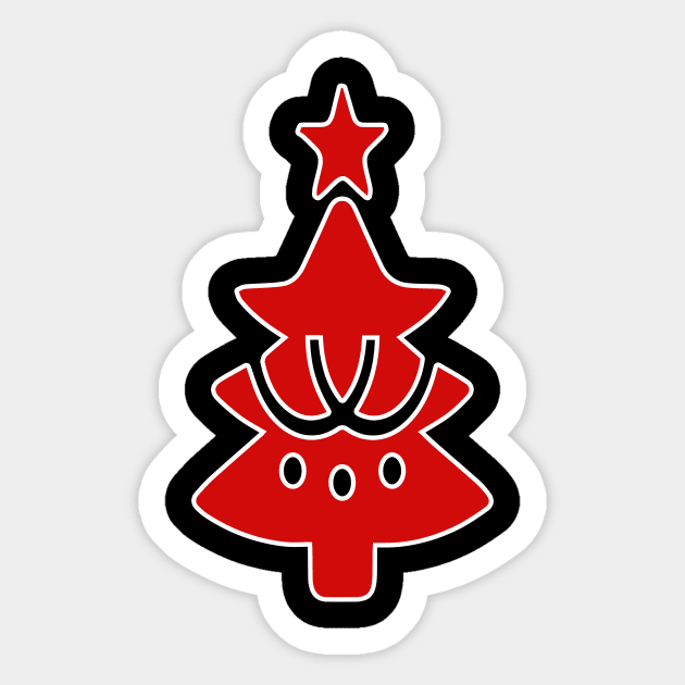 Xmas tree Sticker by PharaohCloset